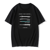 Programmer Developer Programming Coder Coding Tees Birthday Present T-Shirt Geek Tshirt Men's Funny C++ Java Python T Shirt