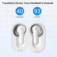 TimeKettle M3 Language Simultaneous Translator Headset Business Interpretation Earphone Travel Voice Translation Earbuds