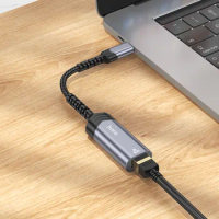 USBC to RJ45 1000M Gigabit External Wired Network Adapter Lightning to RJ45 Converter Ethernet Lan Adapter for Switch Macbook