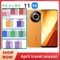 realme 11 5G 8GB+256GB Dimensity 6100+ 5G Processor 108MP Camera 67W Supervooc Charge 6.7''120Hz Display 5000mAh used phone