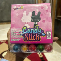 aneka rasa buah. permen candy stick bentuk lipstik 1 pack isi 30 pcs