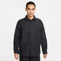 NIKE 耐吉 長袖上衣 男 襯衫 AS M NL LS CHAMOIS FIELD SHIRT 黑 FB7743-060