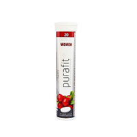 德國Purafit Q10+維生素E蔓越莓發泡錠(84g/20錠)