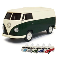 官方授權 Volkswagen T1 雙色巴士造型面紙盒 福斯 VW 復古麵包車模型 汽車衛生紙盒 桌上收納 裝飾品 置物盒 儲物盒