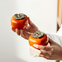 西紅柿子茶葉罐陶瓷創意個性時尚迷你旅行便攜小號密封罐
