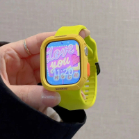 สายซิลิโคนสำหรับ Apple Watch, สายรัดกีฬา, เข้ากันได้กับ Apple Watch Ultra 2/3, 49 มม., 45 มม., 44 มม