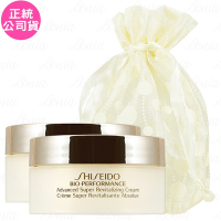 SHISEIDO 資生堂 百優精純乳霜(18ml)2入旅行袋組