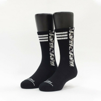 FOOTER 歐北共運動氣墊襪   除臭襪 運動襪 襪子 氣墊襪 中筒襪(男-ZH171)