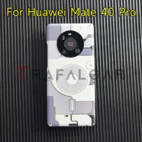 Plastic Back Cover For Huawei Mate 40 Pro Battery Door Rear Housing Case With Camera Lens Replacement NOH-NX9