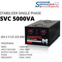 Stabilizer Listrik SAMOTO 5000VA Digital Stabilizer Single Phase