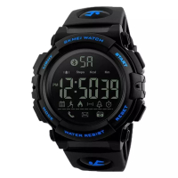 Skmei [CLEARANCE MEI] Jam Tangan Pria Skmei 1303BU Black Digital Dial Black Polyurethane Strap - Ter