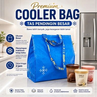 IKEA 996 - Tas Pendingin Thermal Insulated Cooler Lunch Bag Frozen Food Frakta Cool Bag