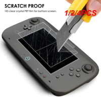 1/2/4PCS 3 x Clear Screen Protector LCD Protective Film Guard Cover for Wii U Gamepad Screen Protect