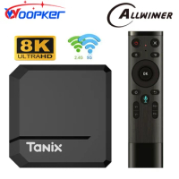 Woopker Android 12 Tanix Tx2 Tv Box 8K Allwinner H618 - Fast Media Player 2.4G Wifi Ram 2Gb Rom 16G Fast Set Top Box