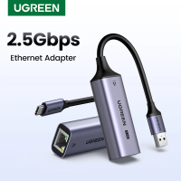 UGREEN USB Ethernet Adapter 2.5G 2500Mbps การ์ดเครือข่าย USB3.0สำหรับแล็ปท็อปพีซี NAS Server Windows