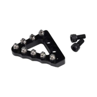 Motorcycle Rear Brake Pedal Plate Tip for Beta 125 200 250 300 350 390 400 450 RR RS RRS 2T 4T(Black)