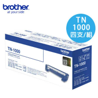 Brother TN-1000 原廠黑色碳粉匣(4支)