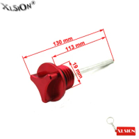 XLSION CNC Aluminum Dip Stick Engine Oil Dipstick For Lifan YX 125cc 140cc 150cc 200cc 250cc Stomp YCF IMR SSR Pit Dirt Bikes