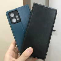 Magnet Genuine Leather Skin Flip Wallet Phone Case Cover On For Realmi Realme 9i 9 10 Pro Plus 4G 5G Realme10 10Pro 128/256 GB