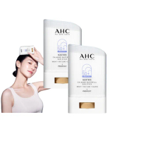 【AHC】9重全護爆水舒緩防曬棒22G_2入(SPF50+PA++++ /海洋友善/小白傘/戶外防水抗汗)