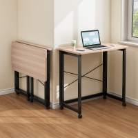 折疊電腦桌可移動小戶型簡約書桌現代辦公桌子簡易小桌子帶輪