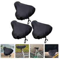 3pcs Cloth Bicycle Seat Saddle Covers Bike Seat Cushions Bike Seat Saddle Rain Covers
