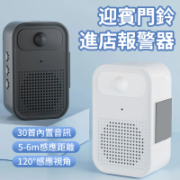 【BORUI】人體感應式迎賓門鈴 多功能促銷小喇叭 防盜警報器 迎賓叮咚門鈴(可導入MP3音頻/錄製語音)
