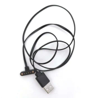 3 Piece 4 Pin Magnetic Charging Cable USB Charge Power Data Transfer 3.0mm Space Grid Pogo Pin 4 Pins T Shape DM98 Smart Watch