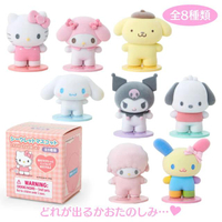 小禮堂 【限購】Sanrio 三麗鷗 植絨造型公仔 全套8入盲盒 (3D人物系列)