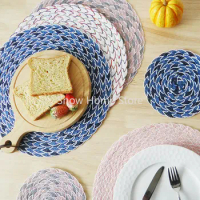 Placemat Fancy pp Material Placemat Plate, Placemat, Placemat Cushion, Heat Insulation Cushion For Home Furnishing, Western Plac