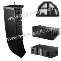J8 double 12 inch line array speakker double 18 inch subwoofer outdoors active line array speaker system