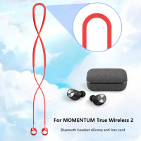 Anti-Lost Silicone Earbuds Strap for Sennheiser MOMENTUM True Wireless 2 Earphones Neck Rope Headset Hanging Neck Rope