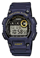 Casio Casio - Jam Tangan Digital Pria - Blue - Resin Strap - W-735H-2AVDF