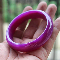 Natural Jade Bangle Bracelet Jadeite Round Bangle Charm Jewellery Hand Carved Fashion Accessories for Women Men 56mm-64mm