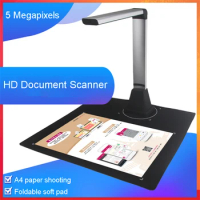 New Scanner Q580 Book &amp; Document Camera Scanner, 5 Mega-pixel, Soft Base, Capture Size A4, English Software, for Office,Teaching