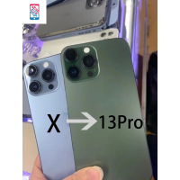 Applicable to DIY Back Cover Housing for X to 13 Pro Back Battery Middle Frame Replacement For X Lik