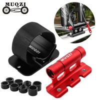 MUQZI Bike Fork Mount Car Roof Rack Carriers Adapter Quick Release Thru Axle Carrier Bicycle Fork Mount Car Carry Rack