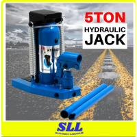 5Ton Portable Heavy Duty Hydraulic Floor Bottle Toe Jack Automotive Car Emergency Kit Set (RANDOM CO