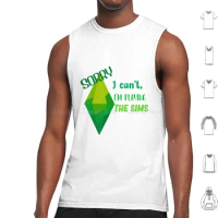 I’M Playing Games Tank Tops Print Cotton Sims The Sims Sims 4 Plumbob The Sims 4 Sims 3 The Sims 3 Games Game Sims 2