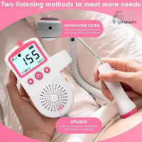 Fetal Doppler Ultrasound Monitor Baby Heartbeat Detector Early Baby Heart Rate Monitor and Medical U