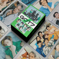 55PCS/set Kpop GOT7 LOMO CARDS new album Breath of Love : Last Piece K-pop GOT7 Photocards HD photo cards fans gift