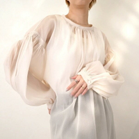 綺丹尼 日本Riche glamour水洗透明褶皺長袖洋裝 3色 J11938770 日本🇯🇵直送