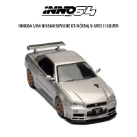 INNO64 1/64 NISSAN SKYLINE GT-R (R34) V-SPEC Diecast Toy inno
