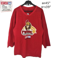 ก74 มือสองมีตำหนิขายตามสภาพ ซีซีเอ็ม× ฮ็อกกี้× เอ็นเอชแอล  เสื้อฮอกกี้ NHL รุ่นวินเทจ Ottawa Senator