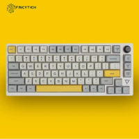 Fancy081 Customized Mechanical Keyboard With Gasket Mount Three-mode Bluetooth 2.4G Wireless Wired Gaming Keyboard RGB Backlit