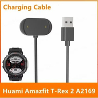 Kabel USB Charger Amazfit T-Rex 2 / Cheetah / T-Rex Ultra / GTR4 / GTR3Pro / GTS3 / GTS4 - 1m Hitam