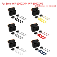 6Colors Soft Silicone Ear Caps Tips Replacement for Sony WF-1000XM3 Bluetooth-compatible Earphones Ear Cap Accessory 1PC
