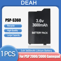 1PCS 3.6V 3600mAh Replacment Battery For Sony PSP2000 PSP3000 PSP 2000 PSP 3000 PSP-S360 PlayStation Portable Console Battery
