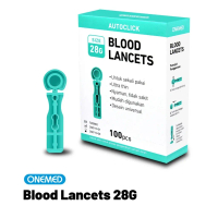 Onemed Blood Lancet 28G isi 100pcs Sekali Pakai