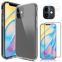 Screen 5g Clear Slim Compitable With Protector Case Lens Covercamera 12/Pro/Max/Mini Phone Case Compatible With Iphone 12pro Max